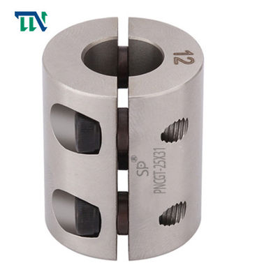membeli 2 Kopling Poros Kaku Dua Bagian Clamp-On Dengan Keyway 50X55mm online manufacture